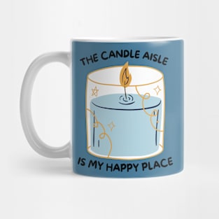 The Candle Aisle is my Happy Place Mug